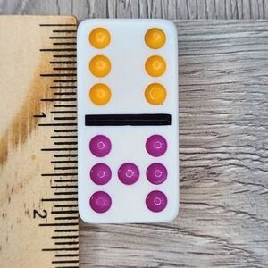 6:7 Replacement Dominoes Large Dot Shiny Color 2 X 1 X 5/8th